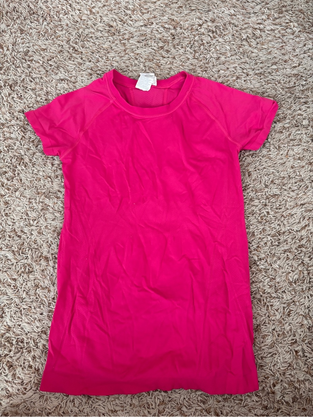 Athleta Hot Pink Short Sleeve Tee